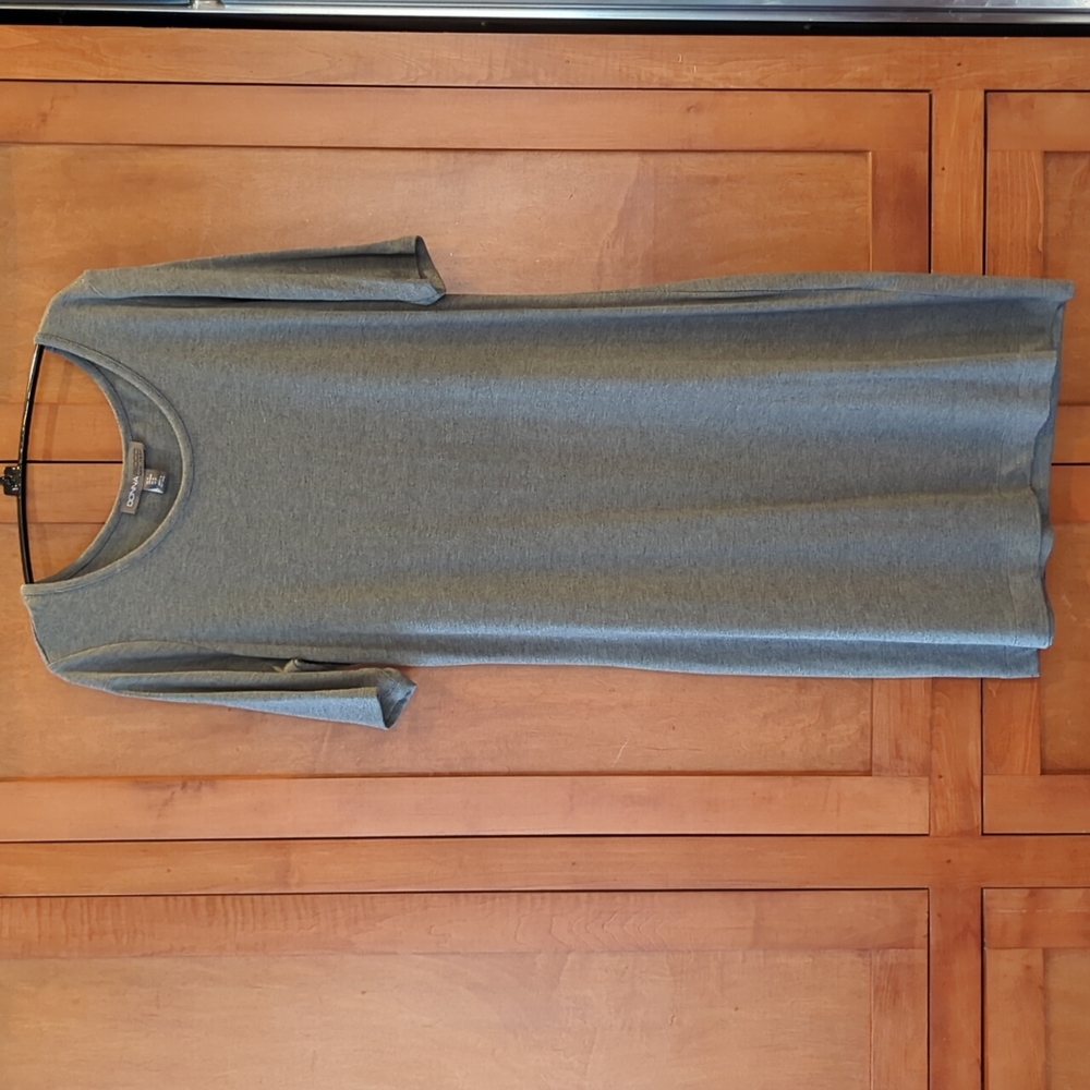 New Donna Ricco Gray Dress Medium